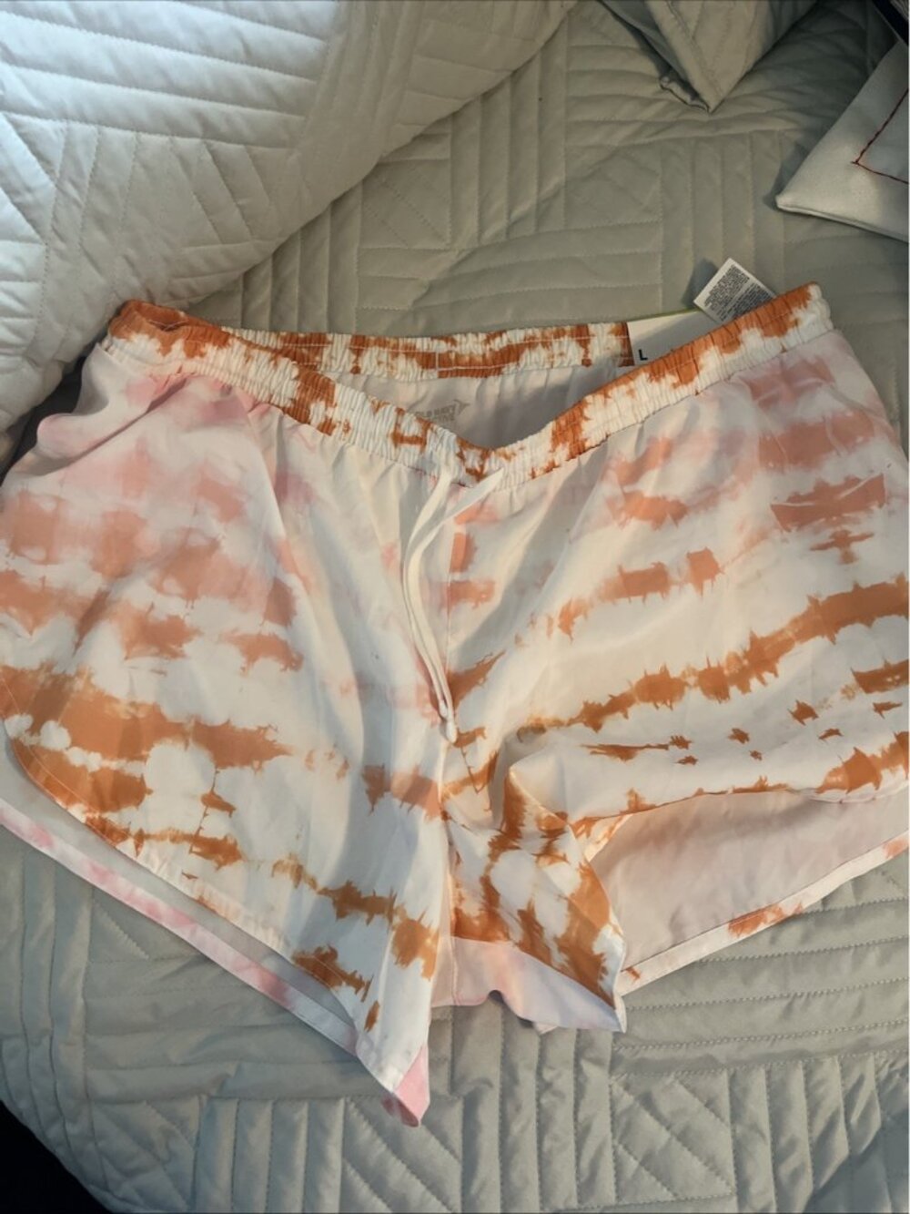Women’s Old Nay NWT Large Athletic Shorts 3” Tie Dye Go Dry Liner